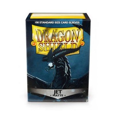 Dragon Shield Sleeves: Matte: Jet (100) | Impulse Games and Hobbies
