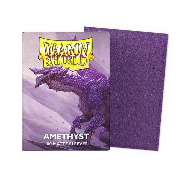 Sleeves: Dragon Shield: Matte: Amethyst 100CT | Impulse Games and Hobbies