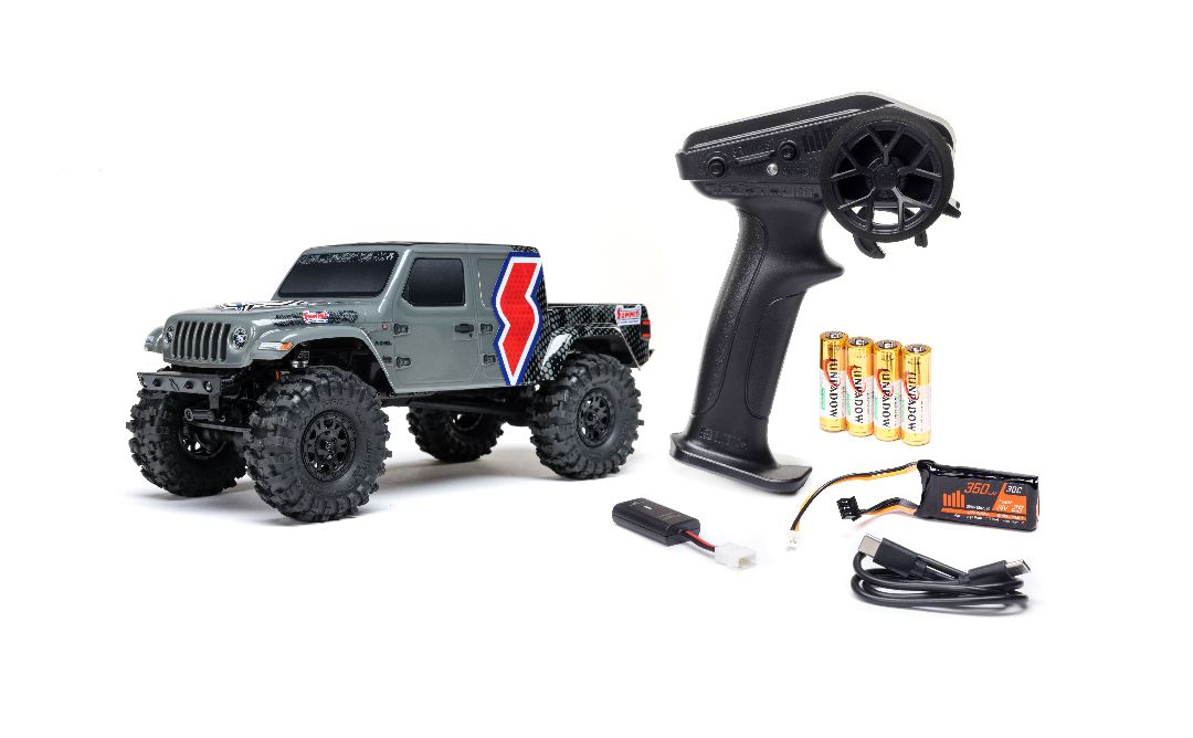 Axial 1/24 SCX24 Summit Racing Jeep Gladiator (B&C Incl) - Grey | Impulse Games and Hobbies