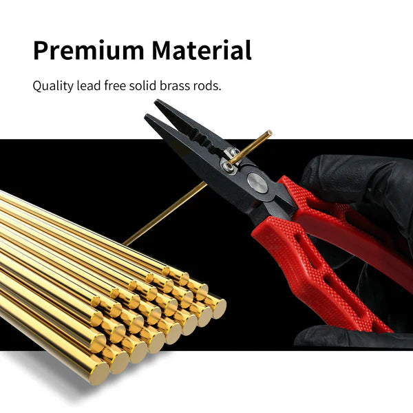 DSPIAE Brass Bars For Modeling 1.5mm (6pcs) | Impulse Games and Hobbies