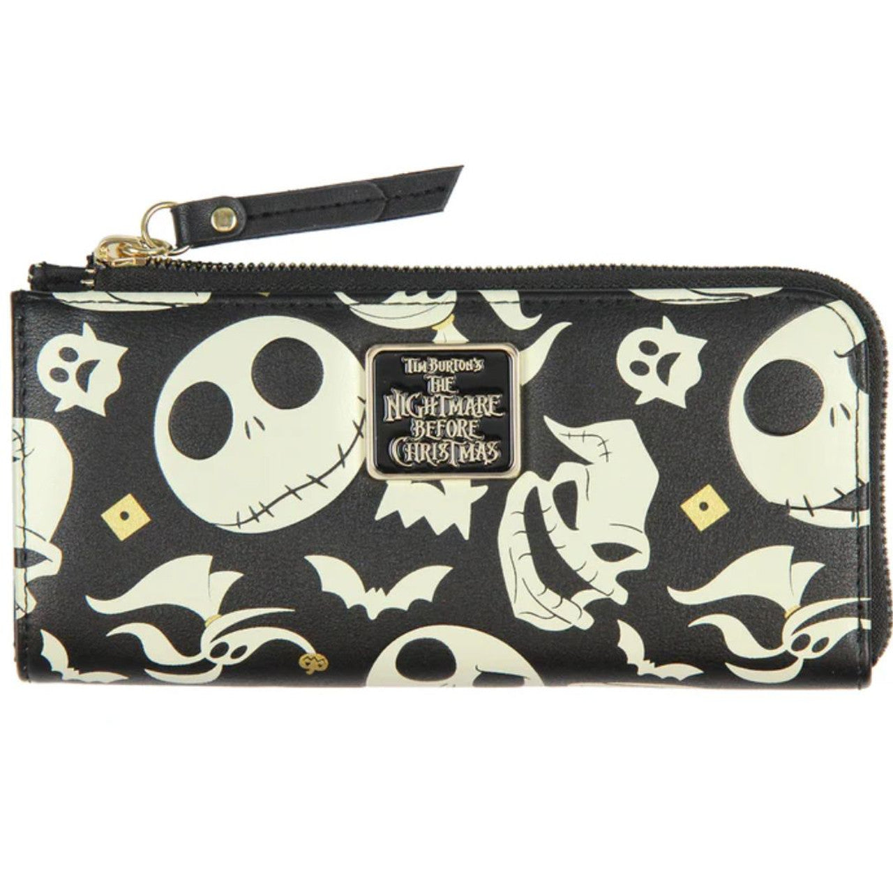 The Nightmare Before Christmas Jack Zero Oogie Boogie Womens Zip Wallet Wristlet | Impulse Games and Hobbies