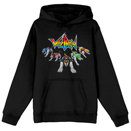Voltron Mechanical Lions Black Hoodie | Impulse Games and Hobbies