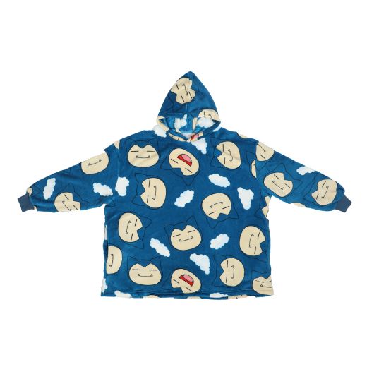 Pokémon Snorlax Blue Oversized Hooded Blanket | Impulse Games and Hobbies