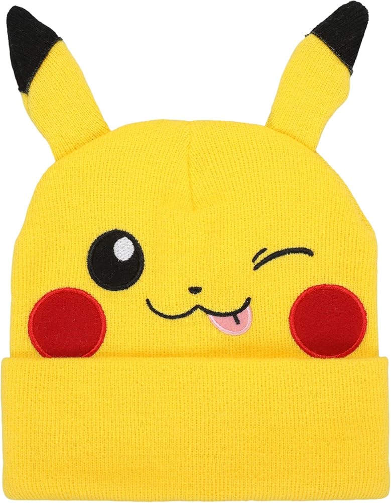 POKÉMON - Pikachu Cut Fabric 3D ears Acrylic Yarn | Impulse Games and Hobbies