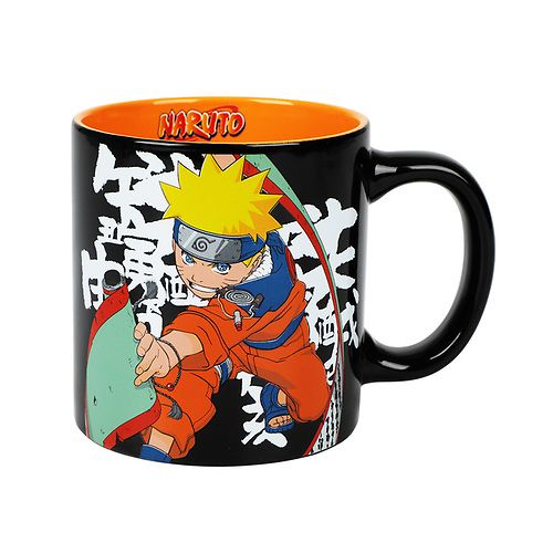NARUTO - Graphic Badge 16 oz Ceramic Mug | Impulse Games and Hobbies