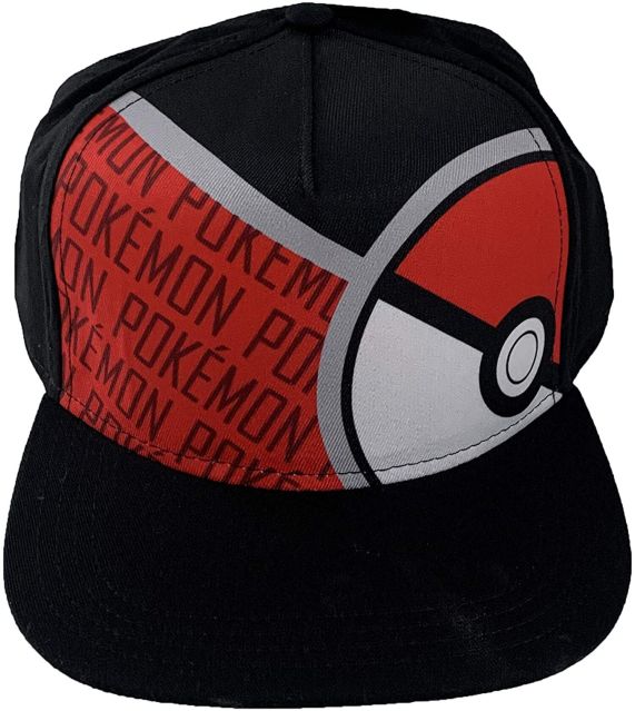 Pokemon Pokeball Men's Snapback Hat Cap | Impulse Games and Hobbies