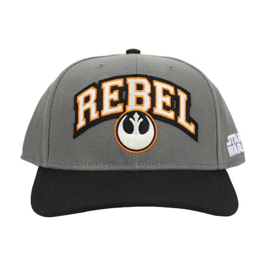 Star Wars Rebel Logo Black Brim Snapback Hat | Impulse Games and Hobbies