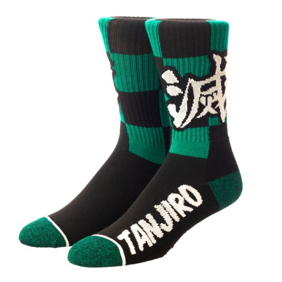 DEMON SLAYER - Tanjiro Athletic Men's Socks Black | Impulse Games and Hobbies