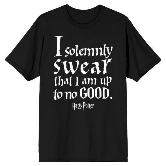 HARRY POTTER - I Solemnly Swear Black Mens Tee | Impulse Games and Hobbies