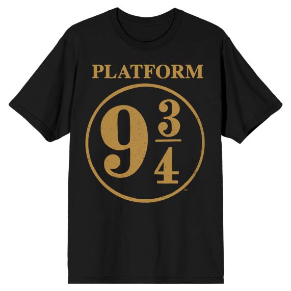 HARRY POTTER - Platform 9 3/4 Adult Black Tee XL/TG | Impulse Games and Hobbies