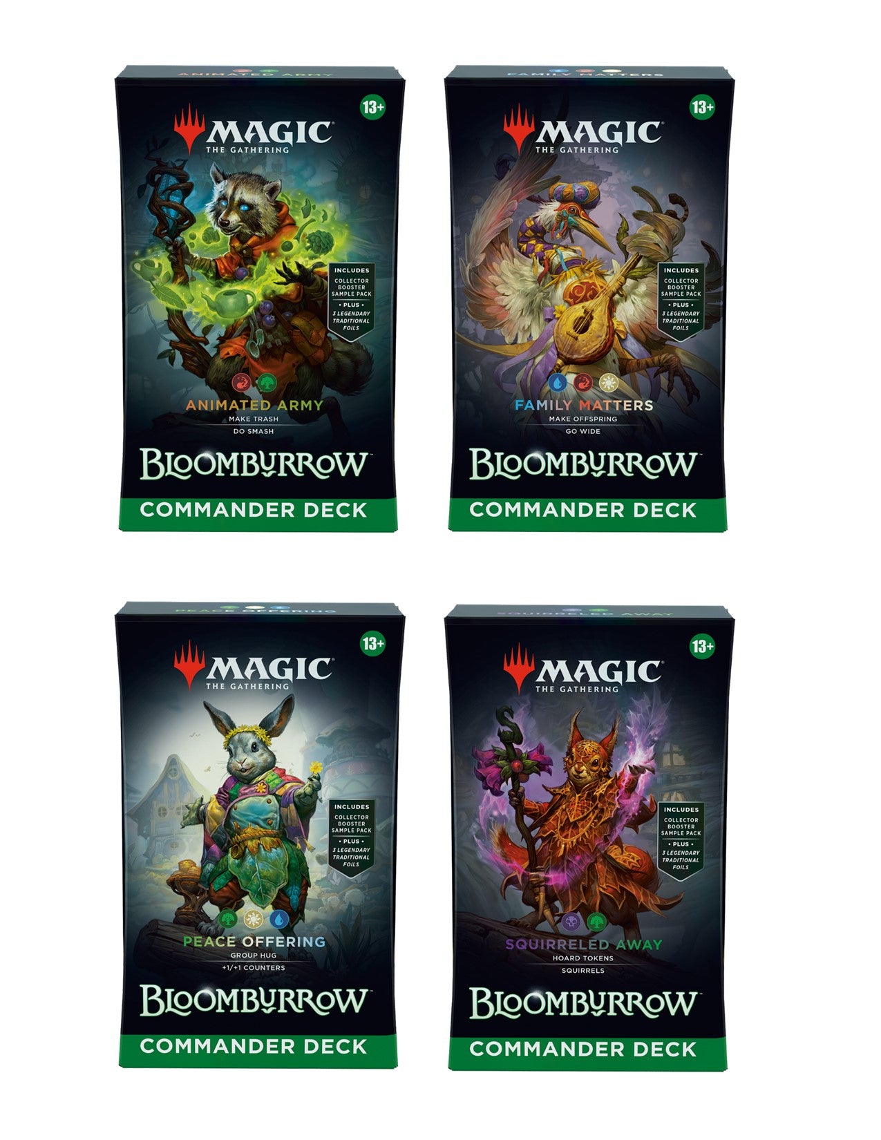 MTG - Bloomburrow - Commander Deck - Set of 4 | Impulse Games and Hobbies