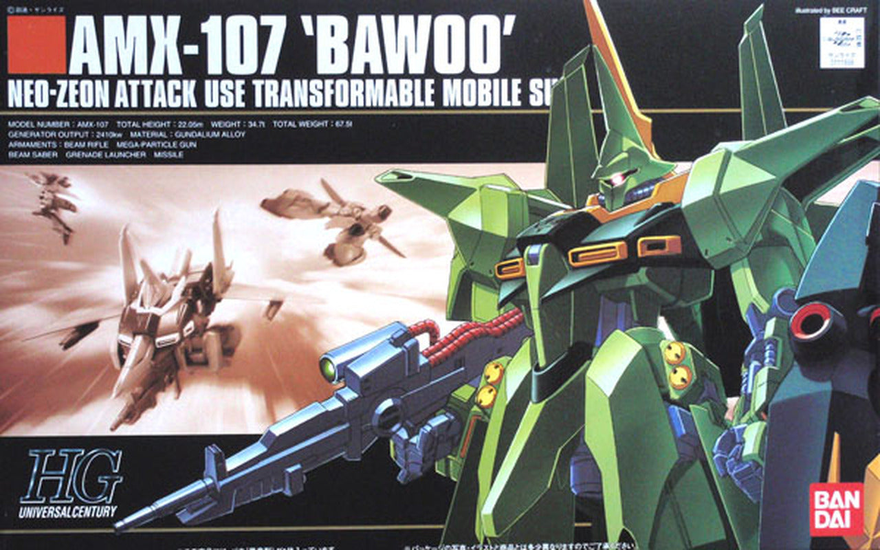 Bandai 1/144 HGUC AMX-107 Bawoo (Mass Production) | Impulse Games and Hobbies