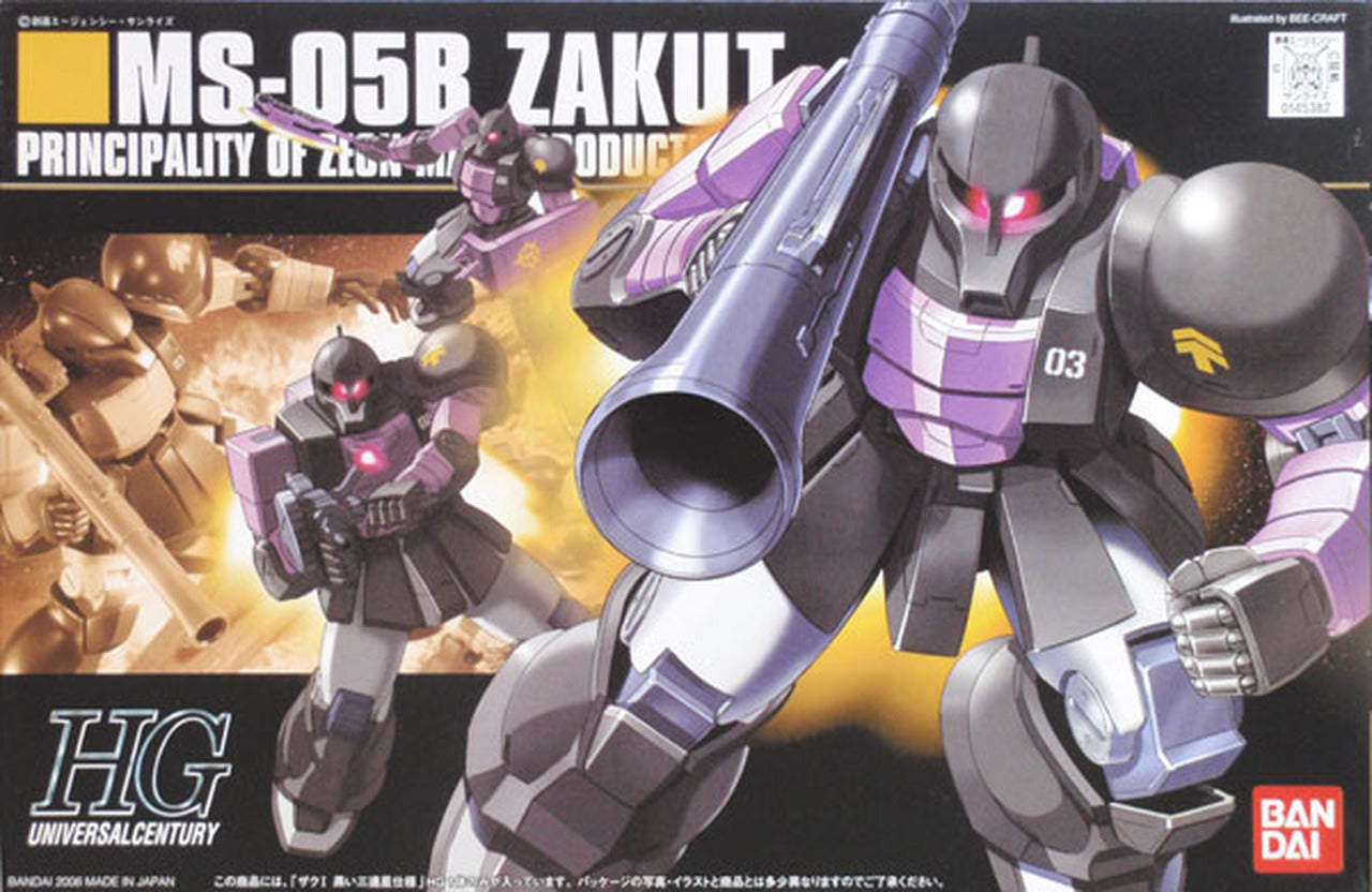 Bandai 1/144 HGUC ZakuIBlack Tri Stars | Impulse Games and Hobbies