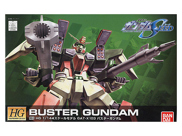 Bandai HG SEED 1/144 R03 Buster Gundam  "Gundam SEED" | Impulse Games and Hobbies