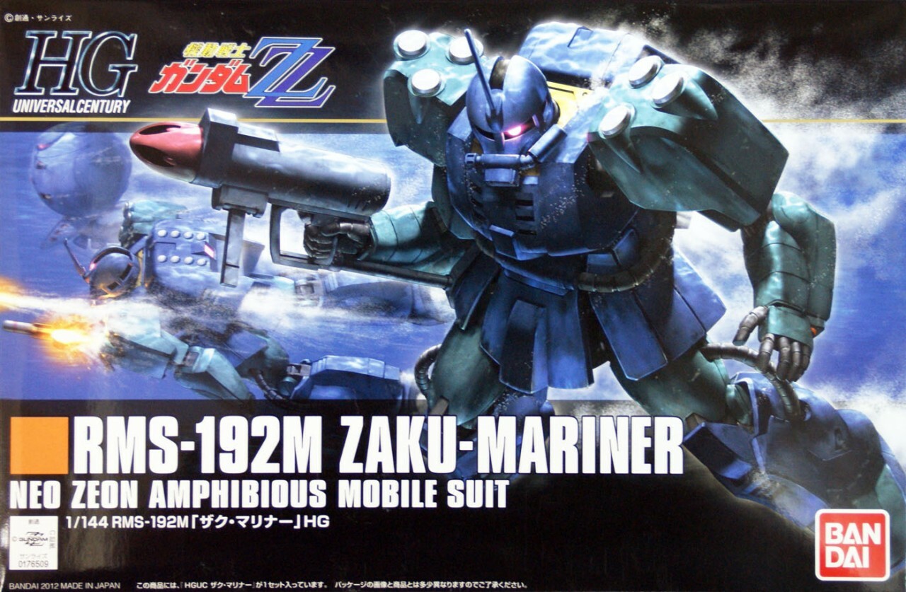 Bandai HGUC #143 1/144 RMS-192M Zaku Mariner "Mobile Suit Gundam ZZ" | Impulse Games and Hobbies