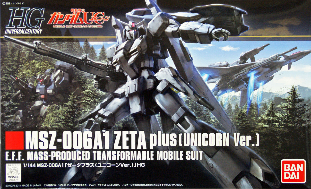 Bandai HGUC #182 1/144 MSZ-006A1 Zeta plus (Unicorn Ver.) "Gundam UC" | Impulse Games and Hobbies