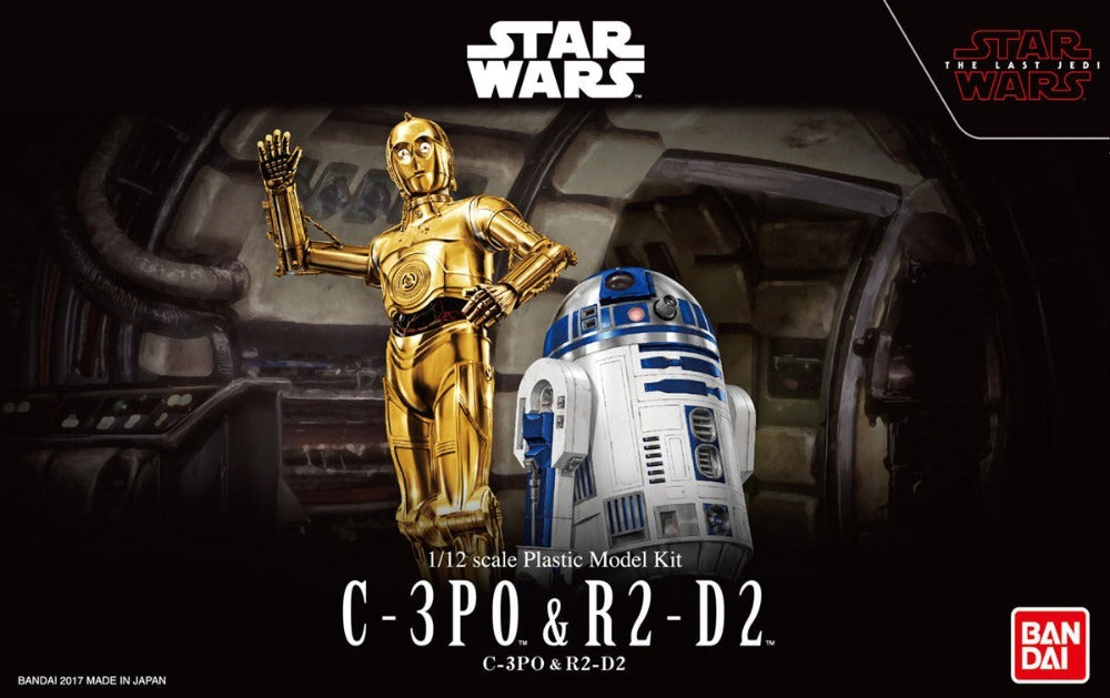 Bandai Star Wars Character Line 1/12 C-3PO & R2-D2 "Star Wars" | Impulse Games and Hobbies