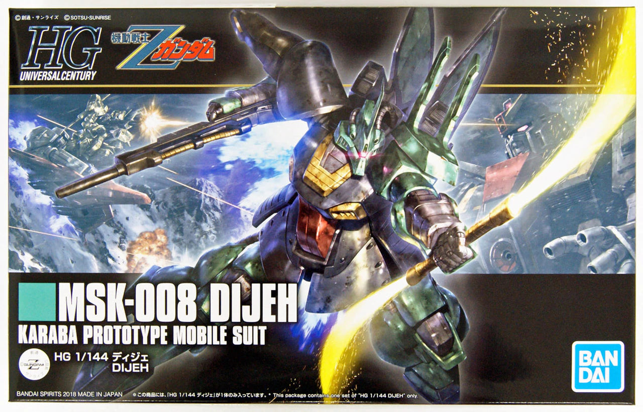 Bandai HGUC #219 1/144 MSK-008 Dijeh "Mobile Suit Zeta Gundam" | Impulse Games and Hobbies