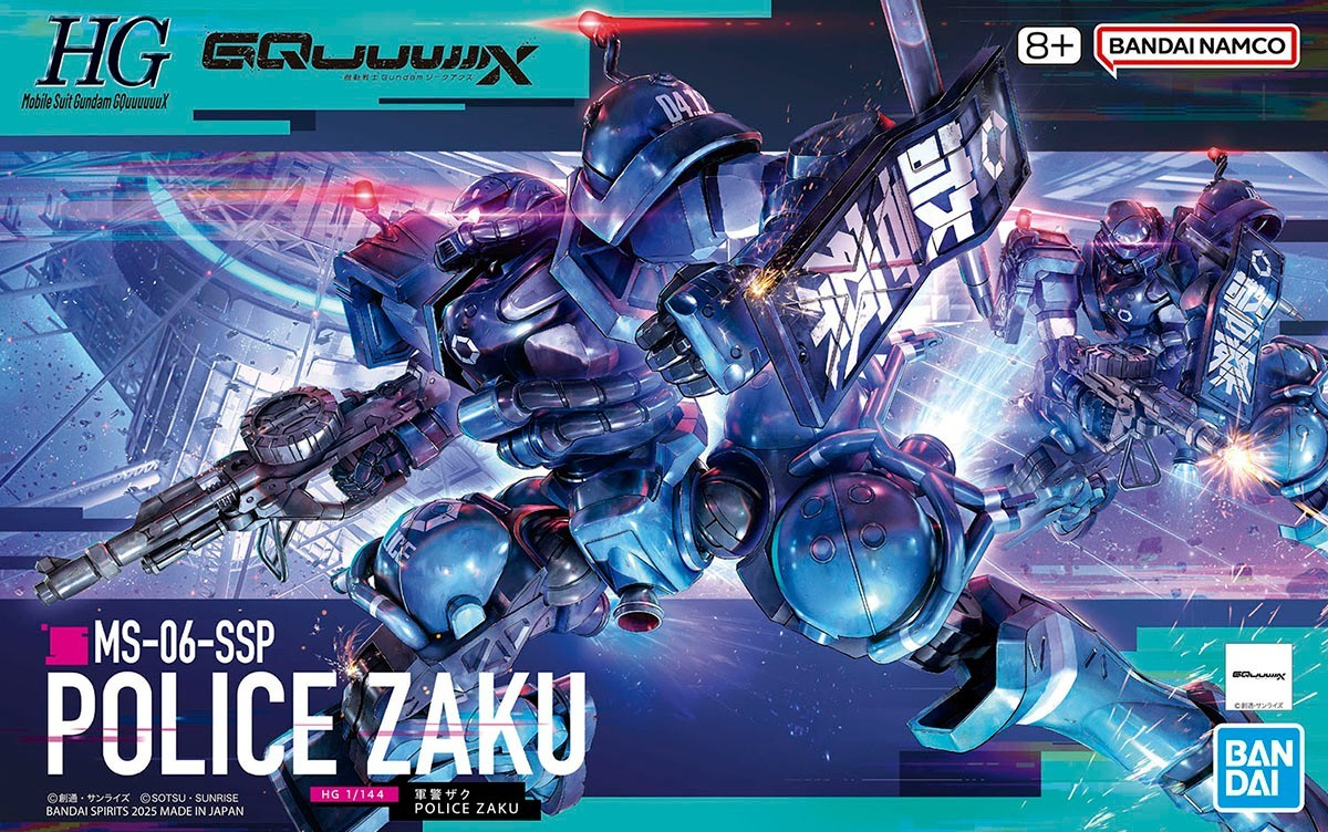 Bandai HG 1/144 Police Zaku "Mobile Suit Gundam GQuuuuuuX" | Impulse Games and Hobbies