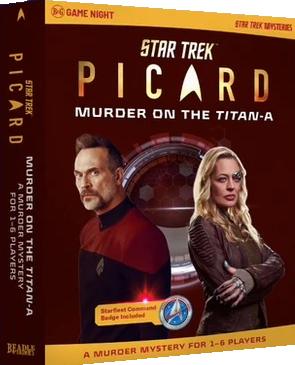 STAR TREK PICARD MURDER ON THE TITAN MYSTERY GAME | Impulse Games and Hobbies