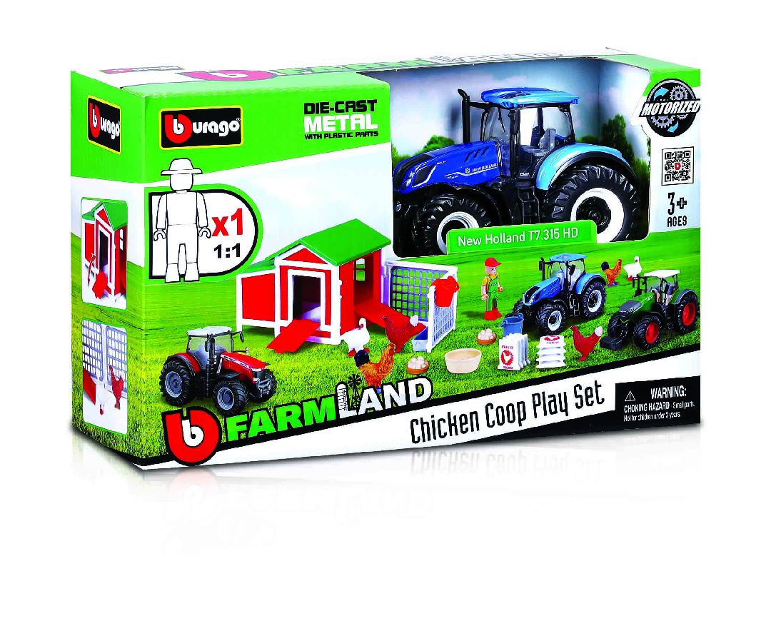 Bburago Farmland Chicken Coop Set | Impulse Games and Hobbies