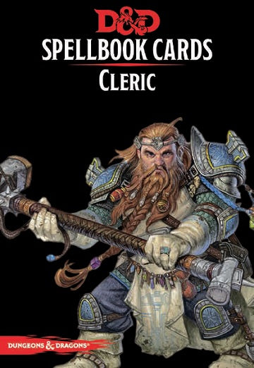 Dungeons & Dragons 5E - Spellbook Cards Cleric 2nd Edition | Impulse Games and Hobbies