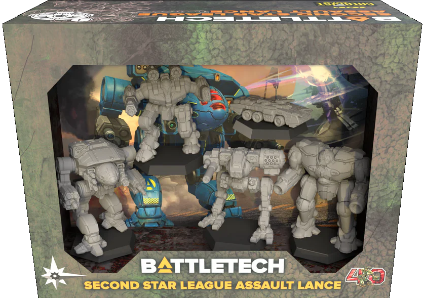 BATTLETECH SECOND STAR LEAGUE ASSAULT LANCE FORCEPACK | Impulse Games and Hobbies