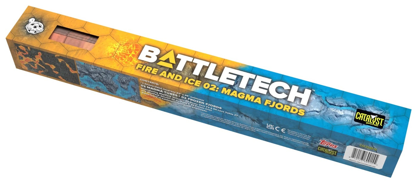 BATTLETECH BATTLEMAT FIRE AND ICE 02 MAGMA FJORDS | Impulse Games and Hobbies