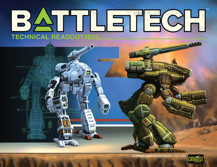 BATTLETECH TECHNICAL READOUT 3025 COMMEMORATIVE EDITION | Impulse Games and Hobbies
