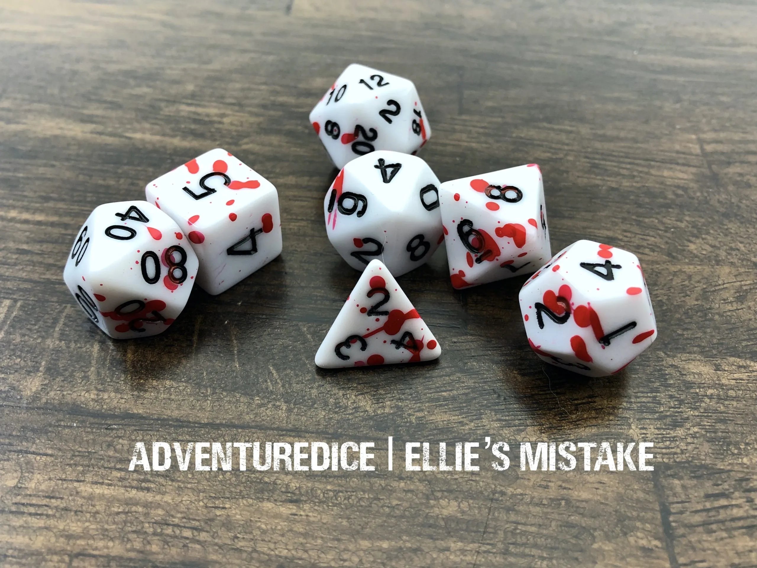 Adventure Dice - Ellie's Mistake Dice Set | Impulse Games and Hobbies