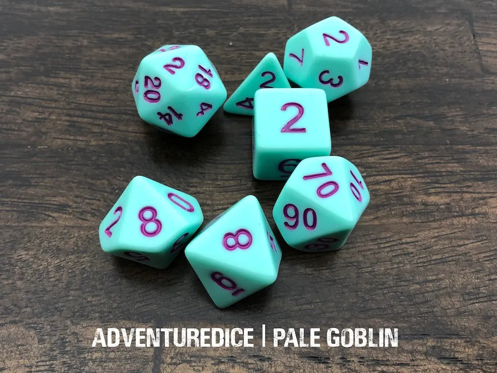 Adventure Dice - Pale Goblin dice set | Impulse Games and Hobbies