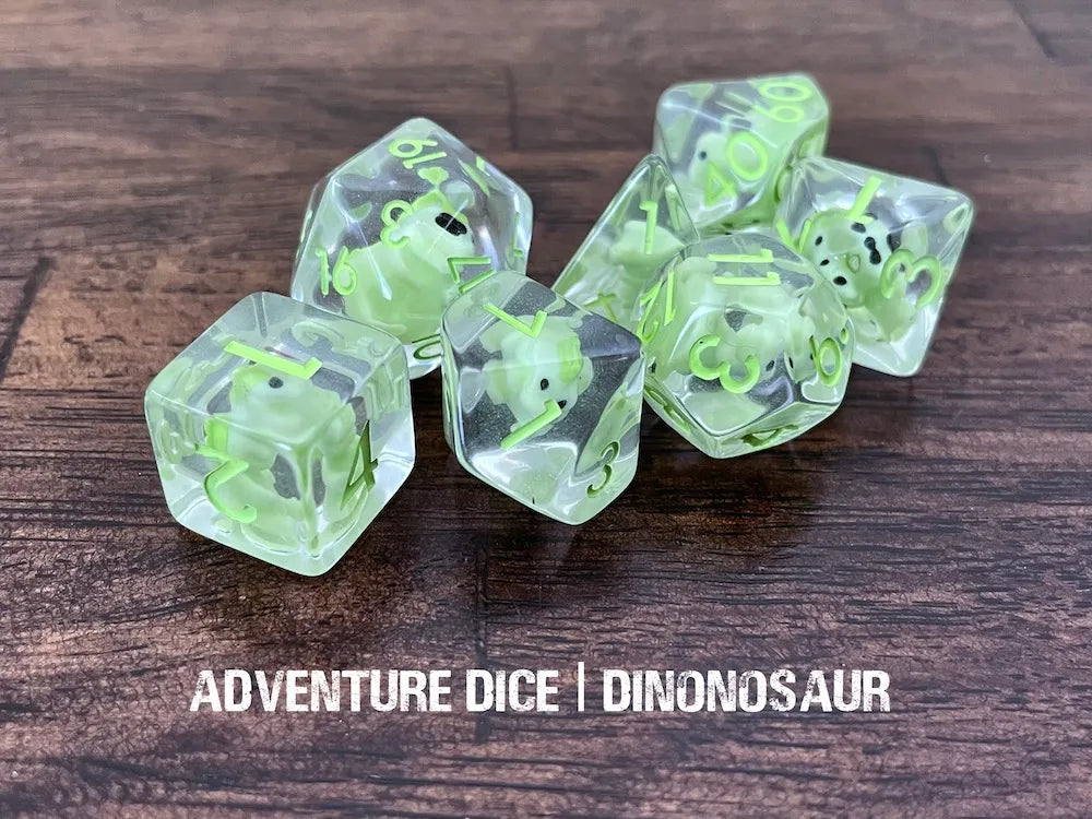 Adventure Dice - Dinonosaur dice set | Impulse Games and Hobbies