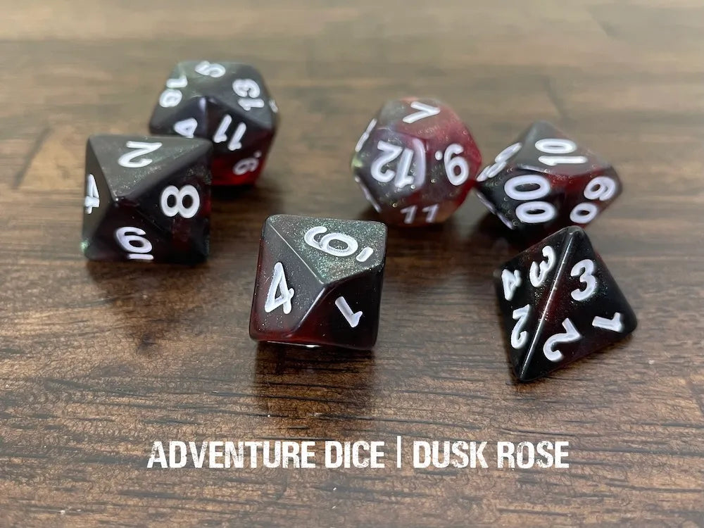 Adventure Dice - Dusk Rose Dice Set | Impulse Games and Hobbies