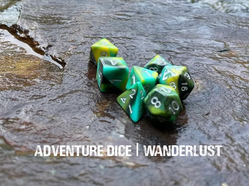 Adventure Dice - Wanderlust dice set | Impulse Games and Hobbies