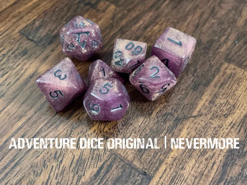 Adventure Dice - Nevermore dice set | Impulse Games and Hobbies