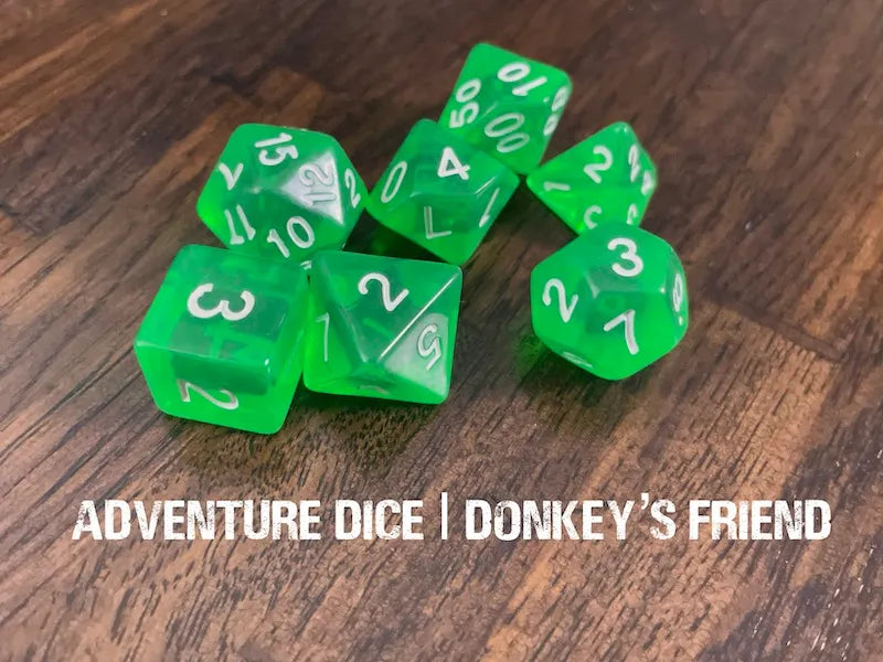 Adventure Dice - Donkey's Friend dice set | Impulse Games and Hobbies