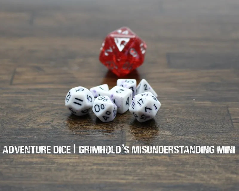 Adventure Dice - Grimhold's Misunderstanding Mini Dice Set | Impulse Games and Hobbies