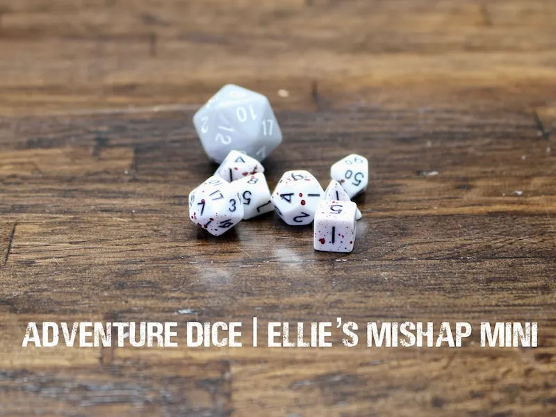 Adventure Dice - Ellie's Mishap mini dice set | Impulse Games and Hobbies