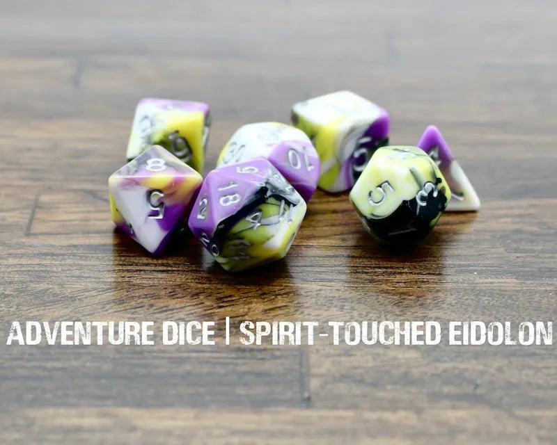 Adventure Dice - Spirit-Touched Eidolon dice set | Impulse Games and Hobbies