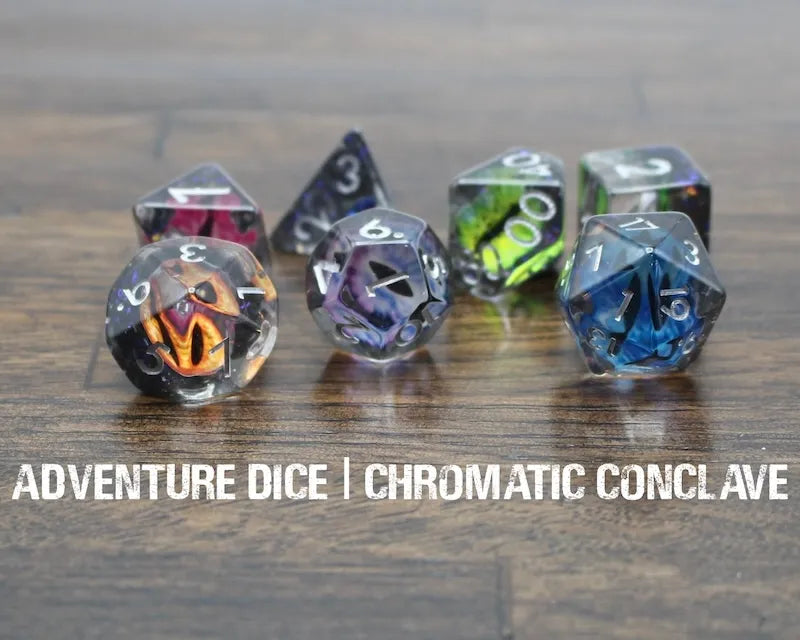 Adventure Dice - Chromatic Conclave dice set | Impulse Games and Hobbies