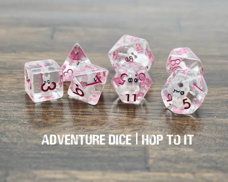 Adventure Dice - Hop to It dice set | Impulse Games and Hobbies