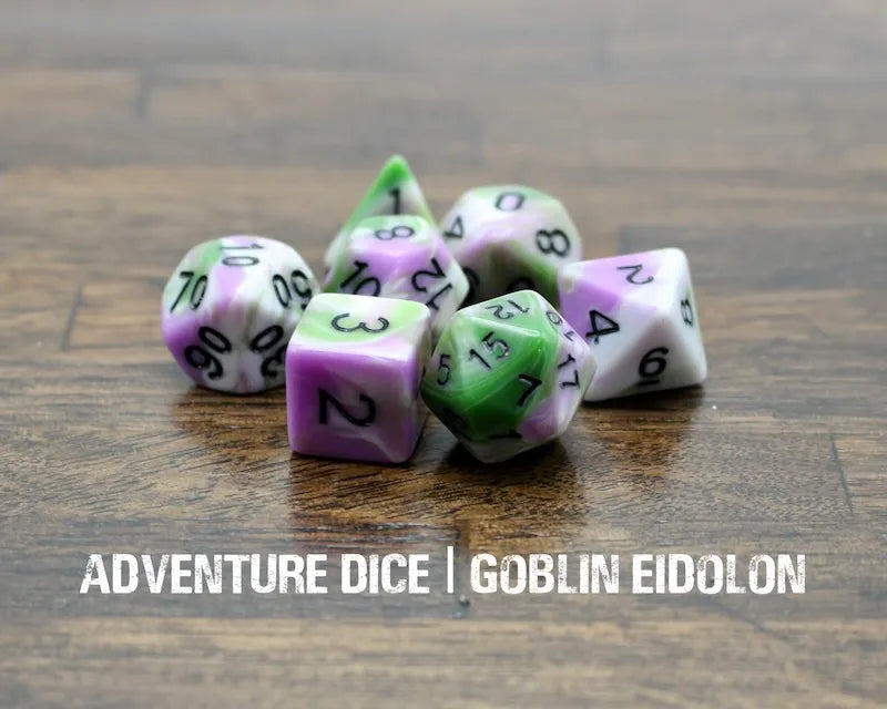 Adventure Dice - Goblin Eidolon dice set | Impulse Games and Hobbies