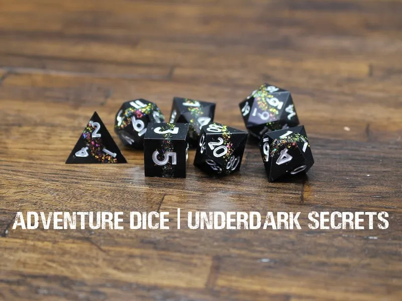 Adventure Dice - Underdark Geode dice set | Impulse Games and Hobbies