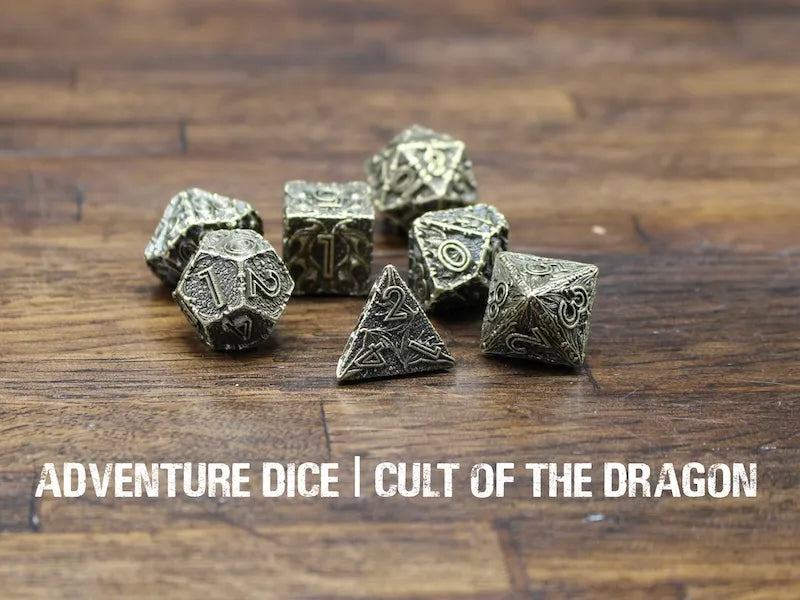 Adventure Dice - Cult of the Dragon premium dice set | Impulse Games and Hobbies
