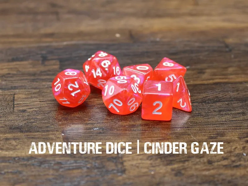 Adventure Dice - Cinder Gaze Dice Set | Impulse Games and Hobbies