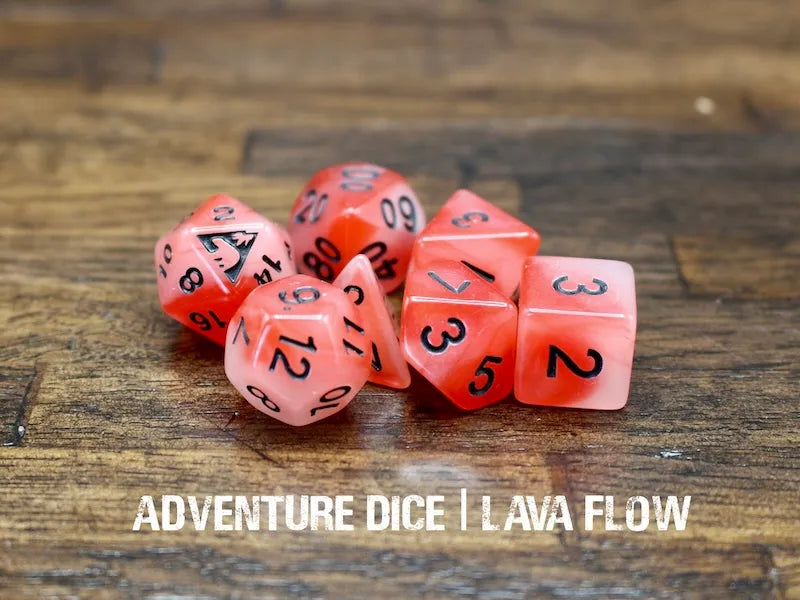 Adventure Dice - Lava Flow dice set | Impulse Games and Hobbies