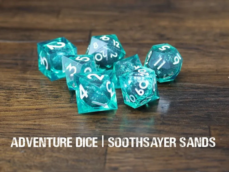 Adventure Dice - Soothsayer Sands premium dice set | Impulse Games and Hobbies