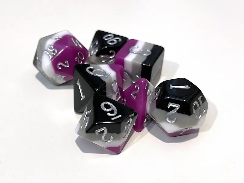 Adventure Dice - Asexual dice set | Impulse Games and Hobbies