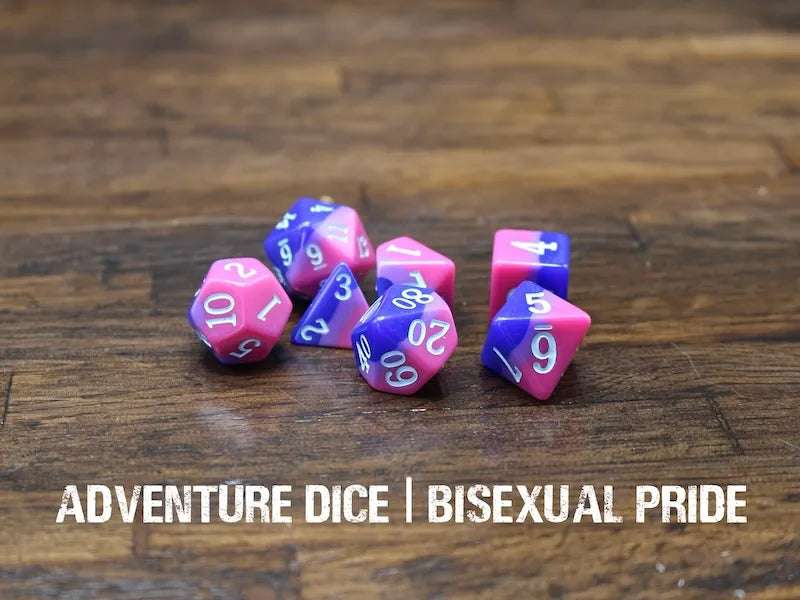 Adventure Dice - Bisexual dice set | Impulse Games and Hobbies