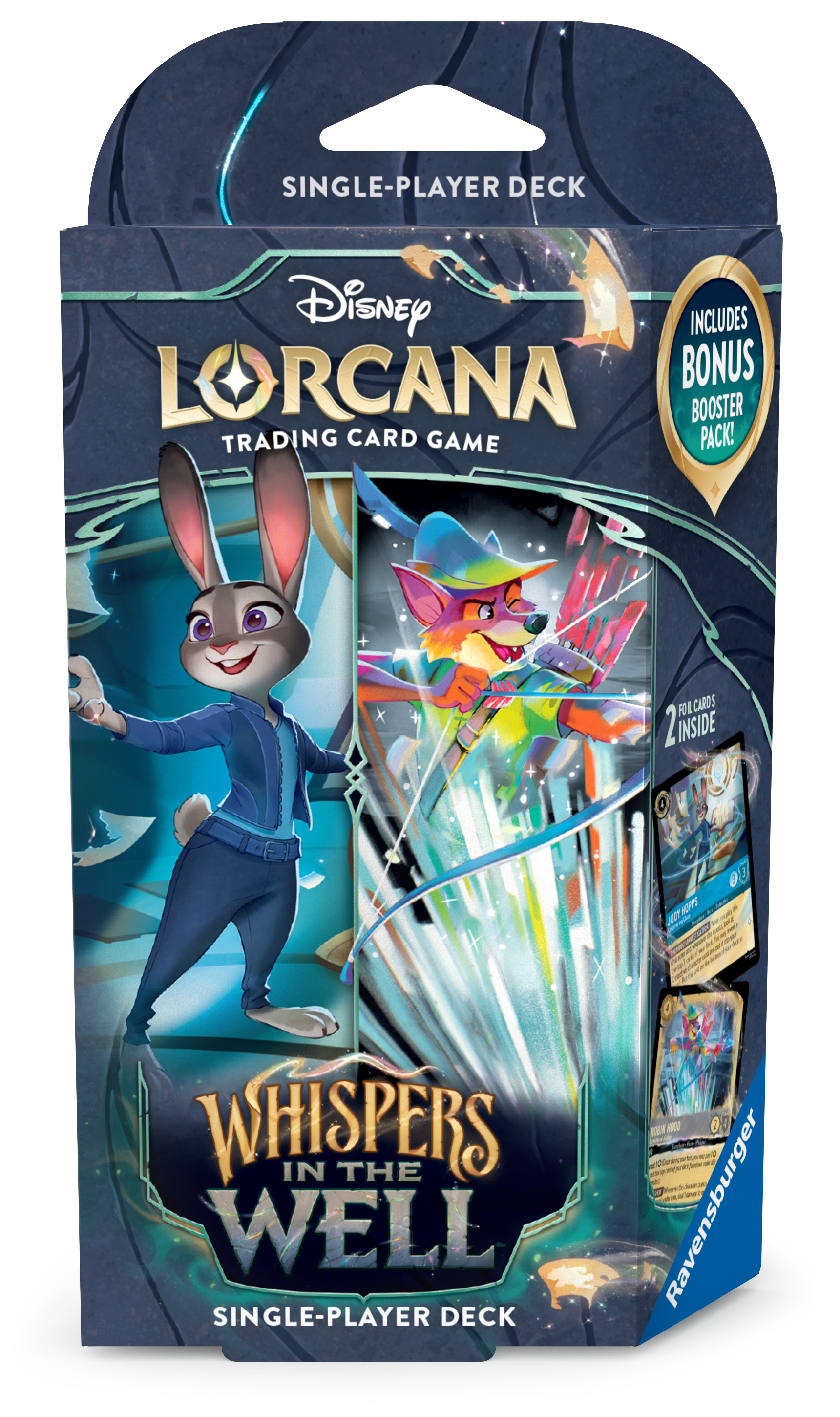 DISNEY LORCANA SET 10 WHISPERS IN THE WELL STARTER DECK - SAPPHIRE / STEEL | Impulse Games and Hobbies